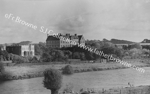 COLLEGE & BISHOPS HOUSE FROM ACROSS RIVER